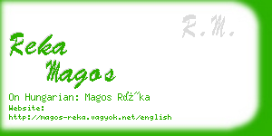 reka magos business card